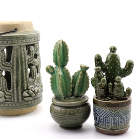 groene keramische cactus decor leverancier