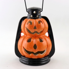 schattige keramische halloween pompoen lantaarns decoratie-ideeën