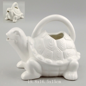 schildpad witte schildpad keramische werper
